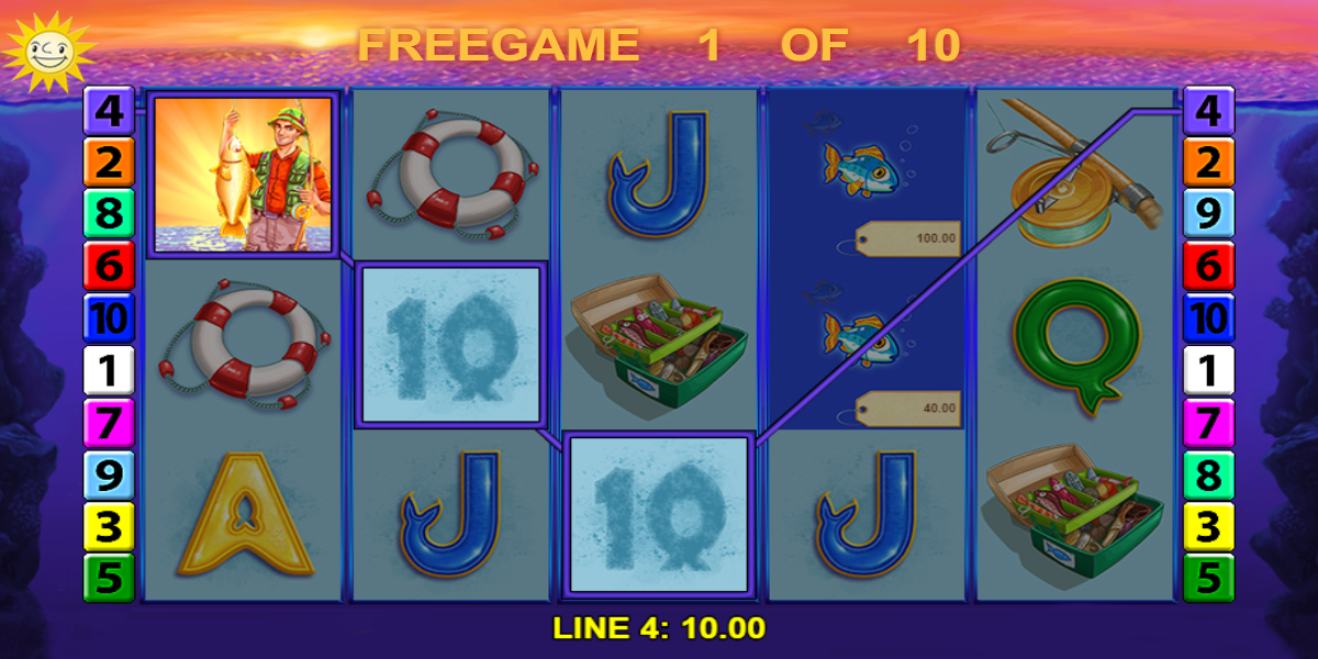 Free play Fishin Frenzy series online casino slots with Fishing Frenzy free spins no deposit