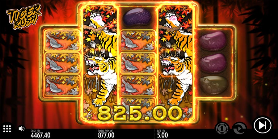 Tiger Rush slot game Mega Win