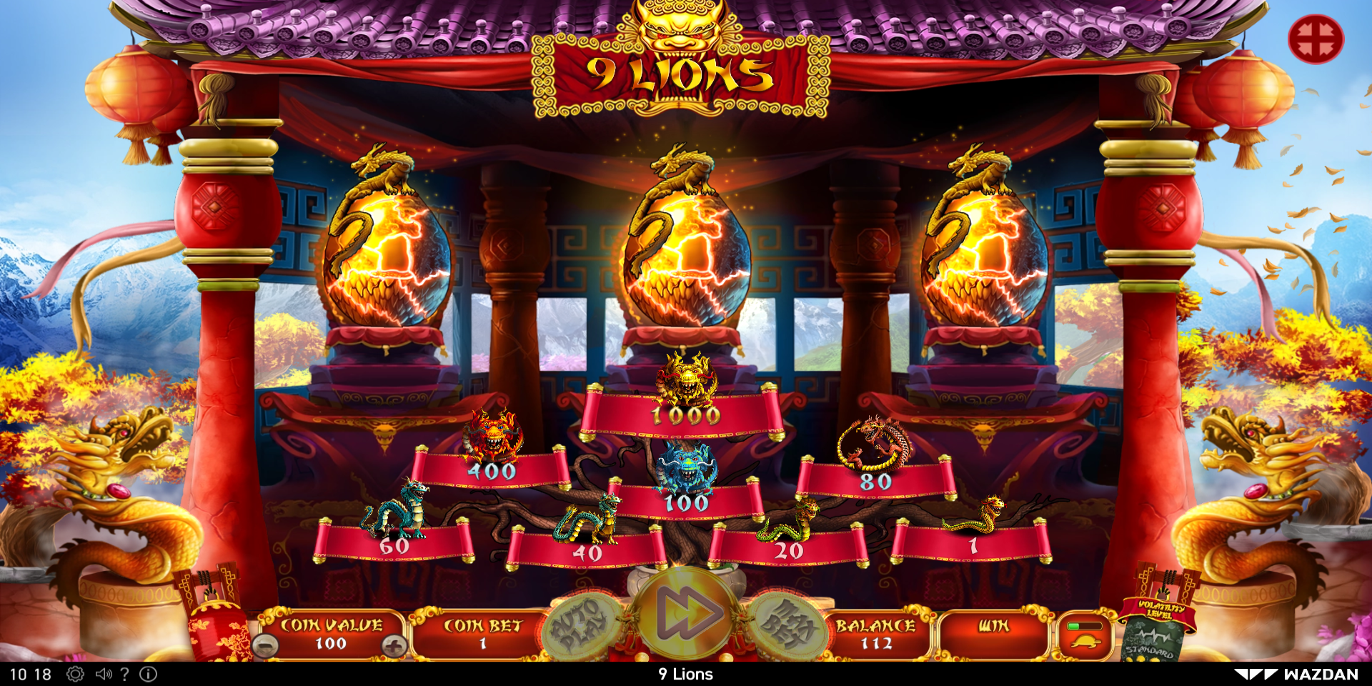 9 Lions slot game Bonus Features Lions symbols 9 Lions slot game Bonus Features Lions symbols data-lazy-srcset=