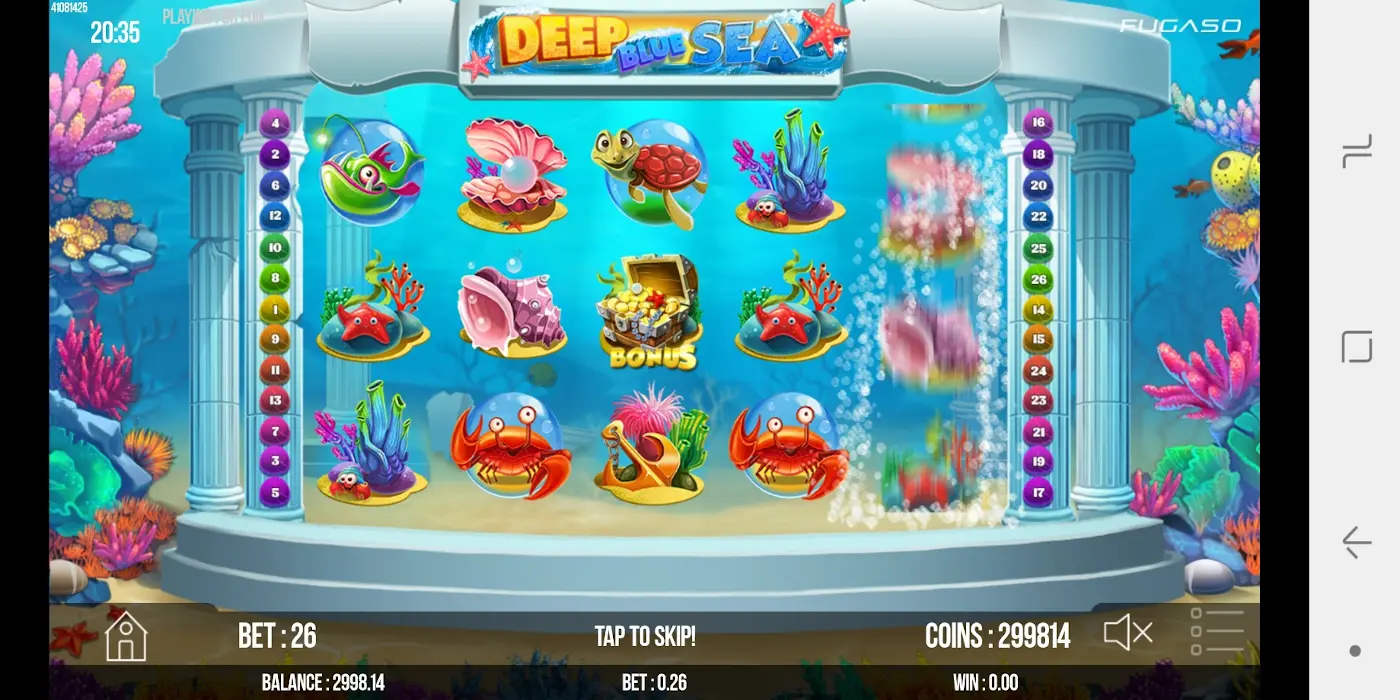 Deep Blue Sea slot game You can play it on your phone!