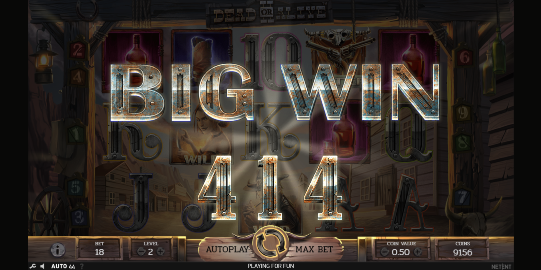 Dead or Alive 2 slot game Big Win