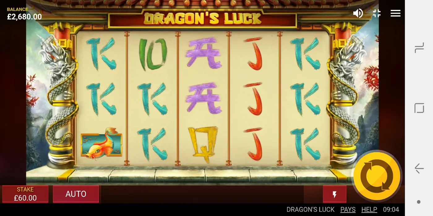 Dragon's Luck slot game Compatible on your mobile devices
