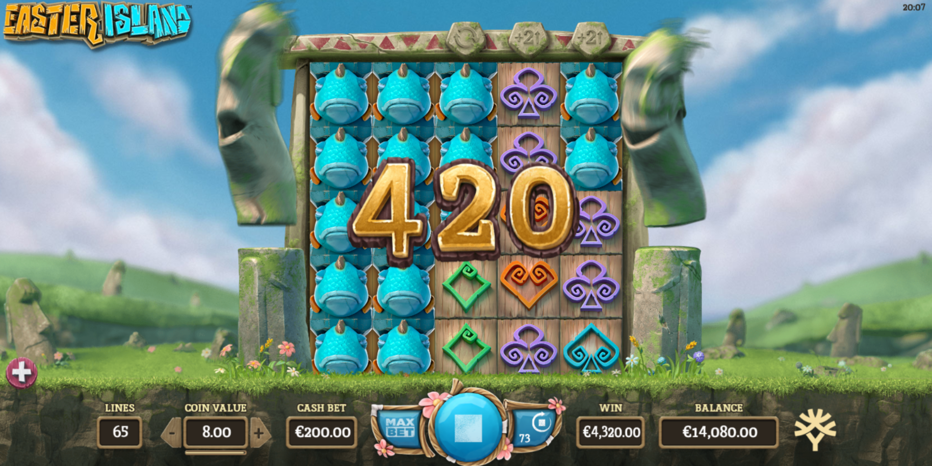 Easter Island slot game Expand Paylines