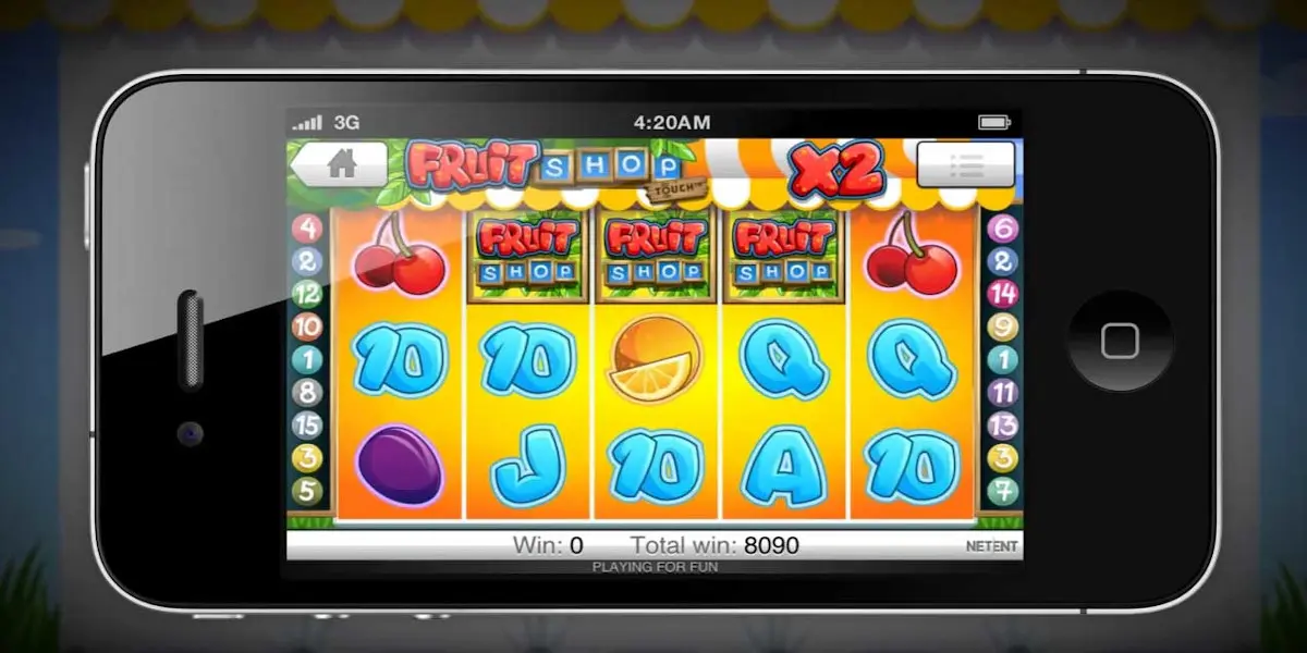 Fruit Shop slot game Compatible for mobile devices