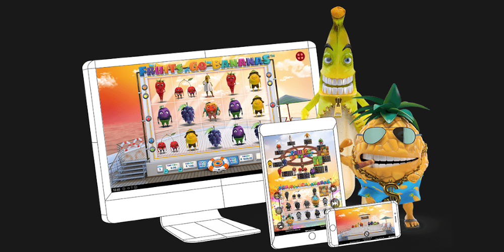 Fruits Go Bannanas slot game Compatible for all type devices