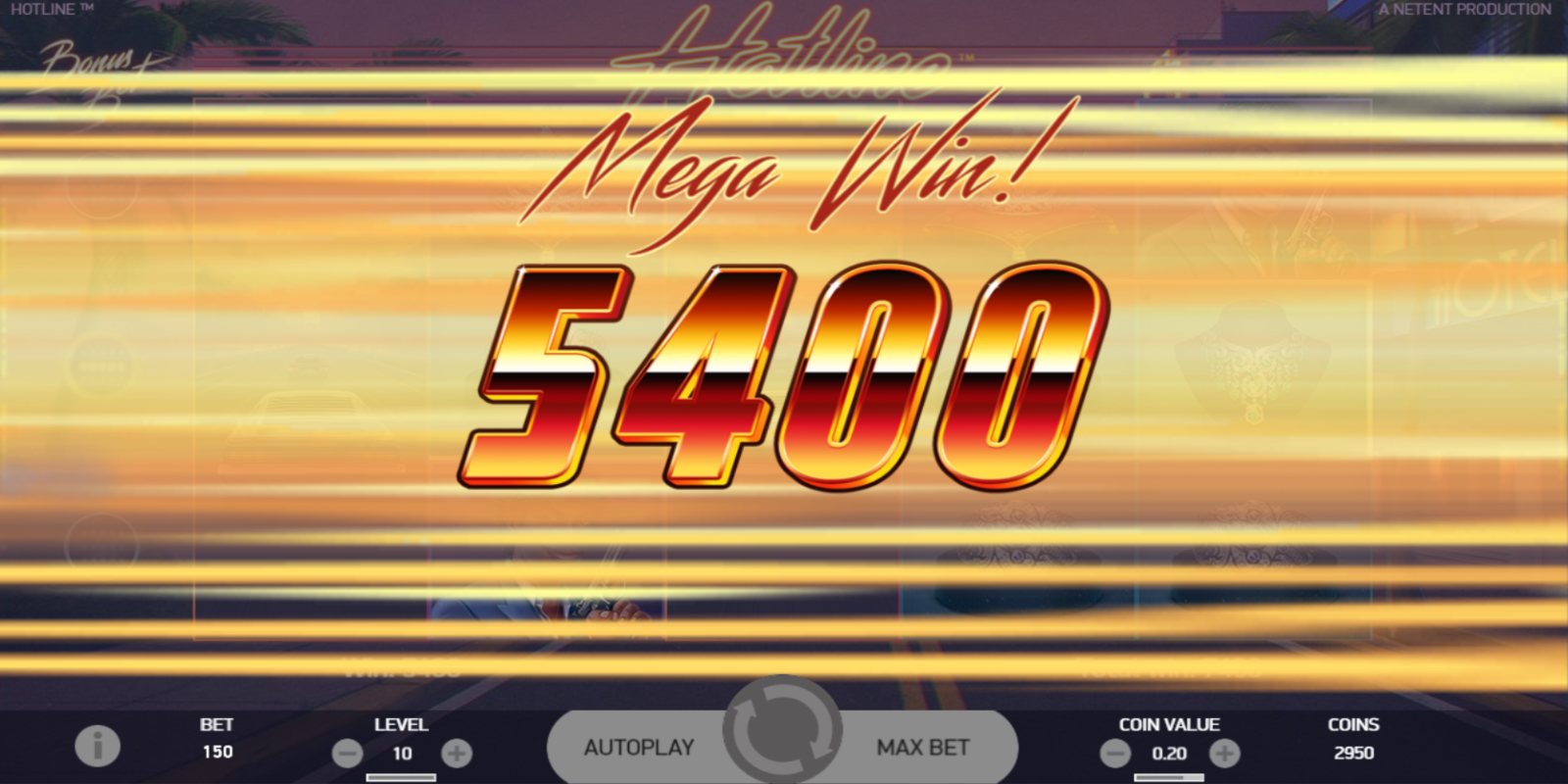 Hotline slot game Mega Win