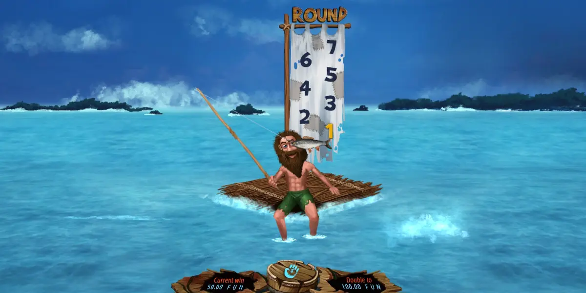 Hungry Shark slot game Gamble feature