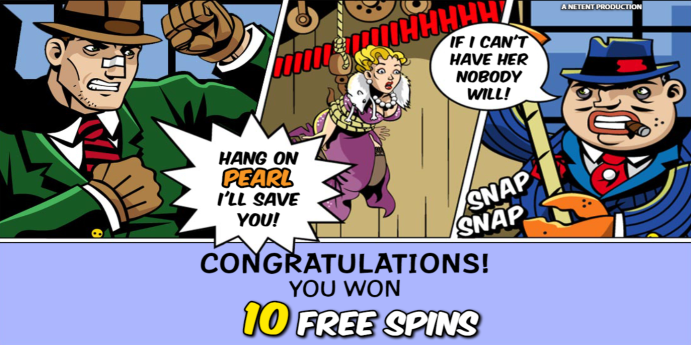 Jack Hammer 2 slot game 10 Free Spins Win