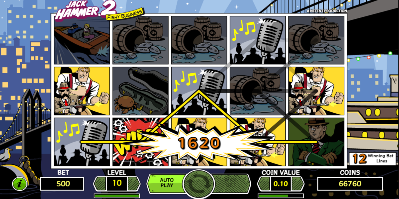 Jack Hammer 2 slot game Gameplay Big Win