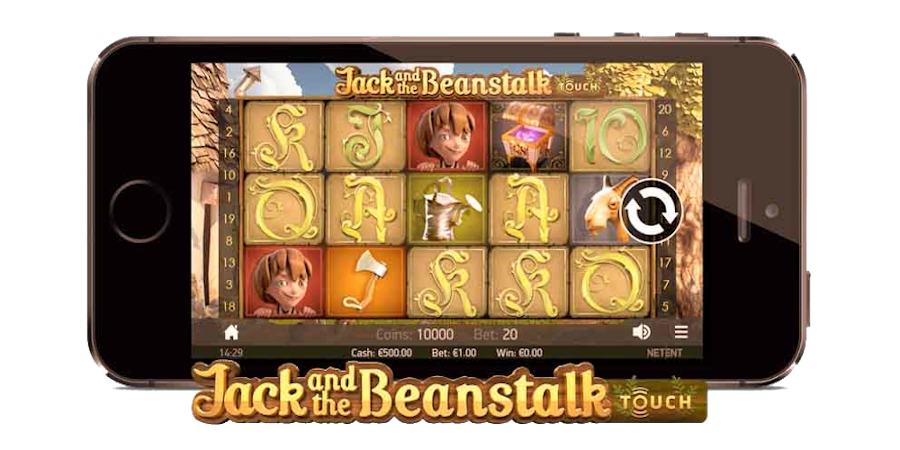 Jack and the Beanstalk slot game Compatible for all mobile devices