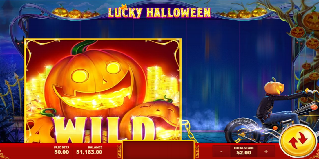 Lucky Halloween slot game Special features Mega Wild
