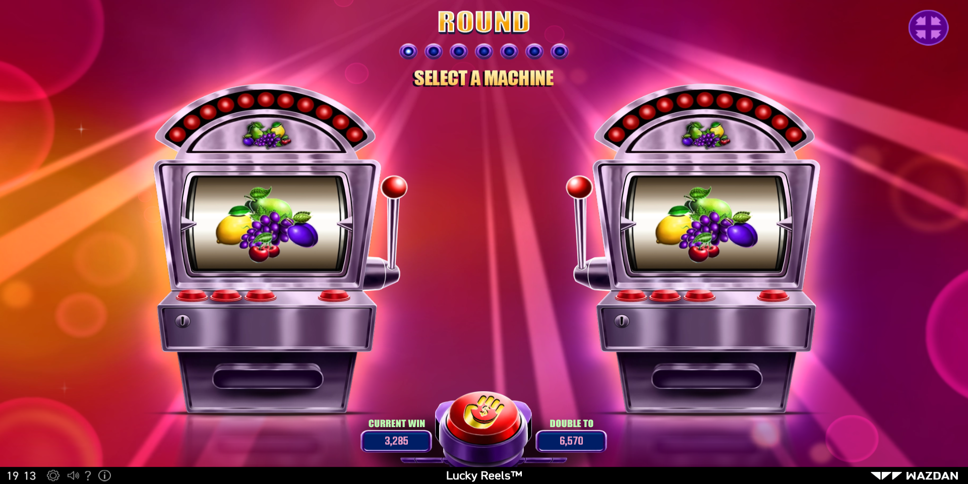 Lucky Reels slot game Gamble feature