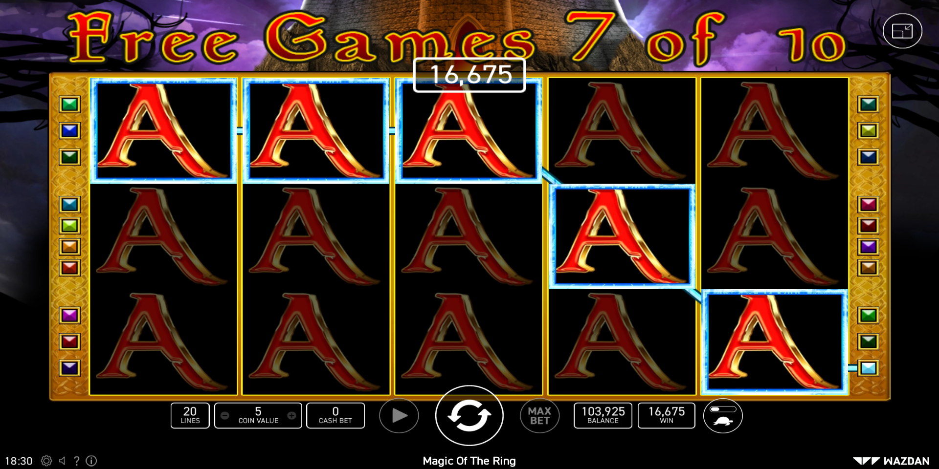 Magic Of The Ring slot game Gameplay Free Spins BIG WIN