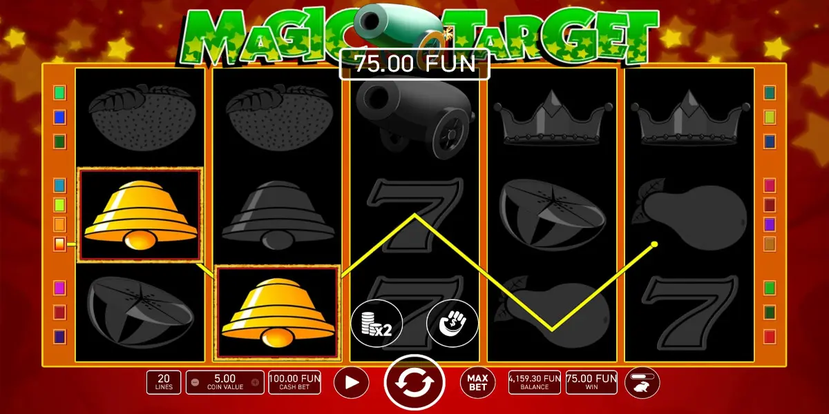Magic Target slot game Gameplay Win