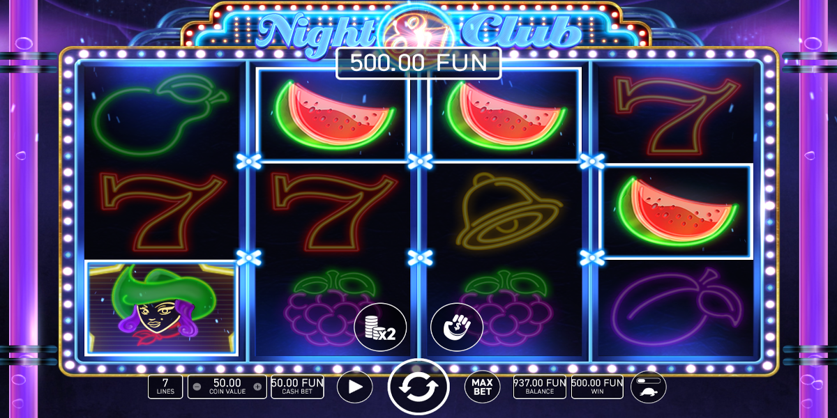 Night Club 81 slot game Gameplay Win