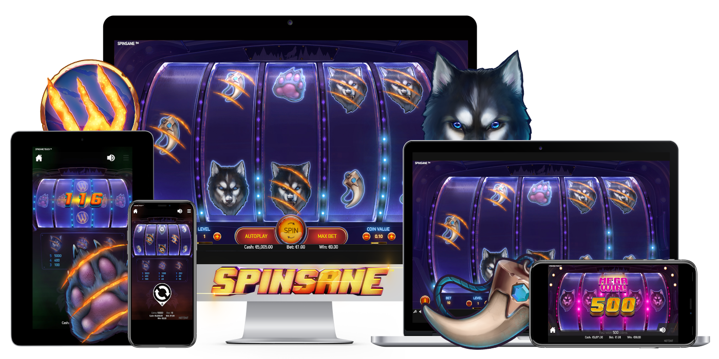 Spinsane slot game Compatible for all type devices