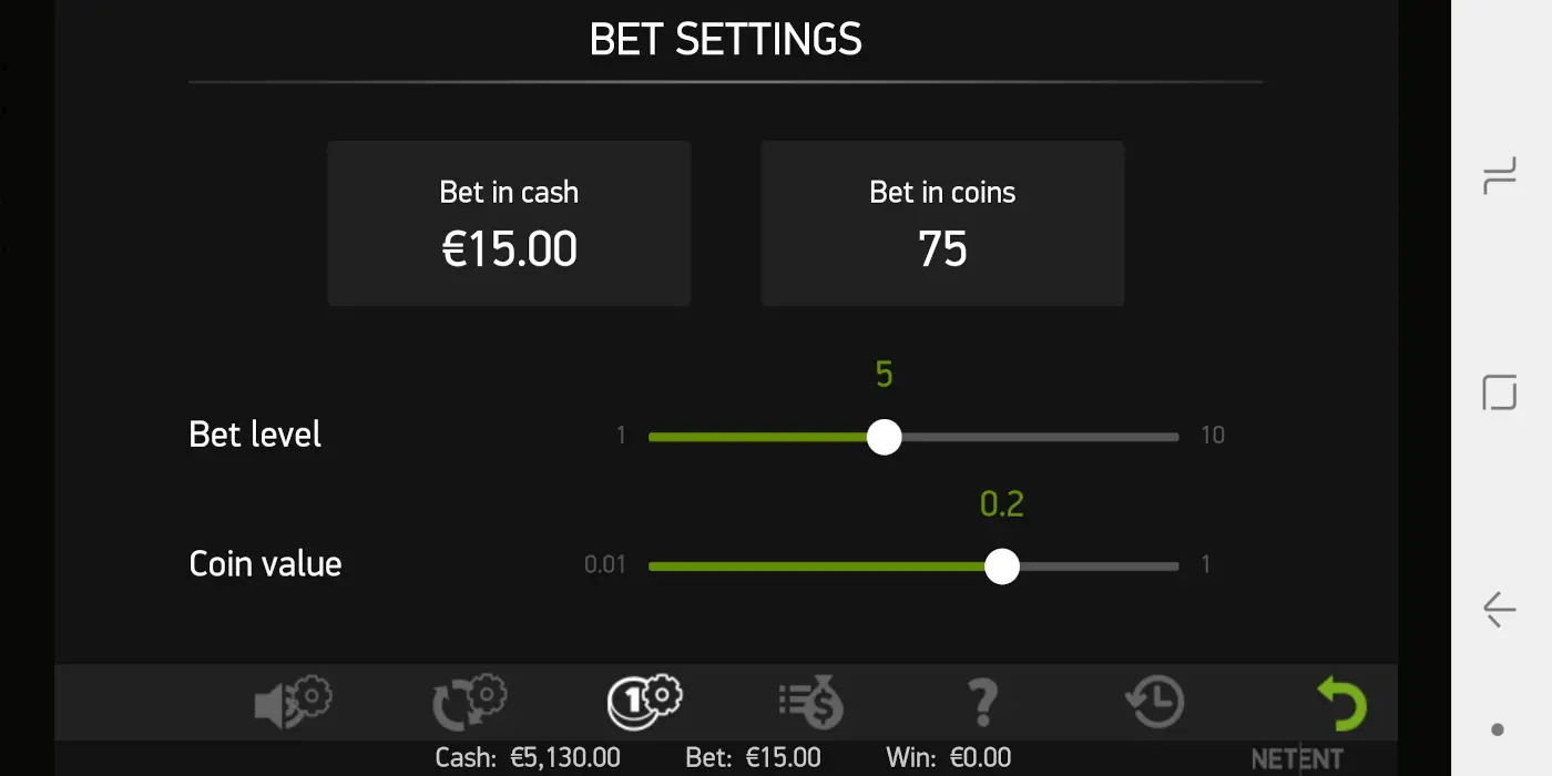 Steam Tower slot game Mobile gameplay - Bet limits