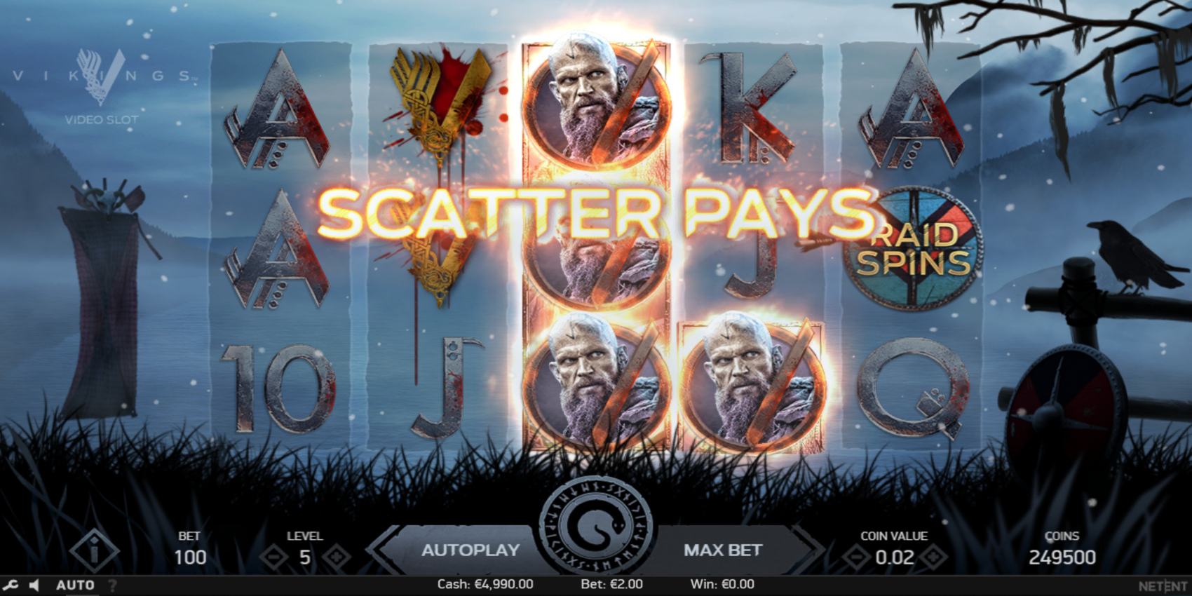 Vikings slot game Gameplay Scatter Pays Symbol
