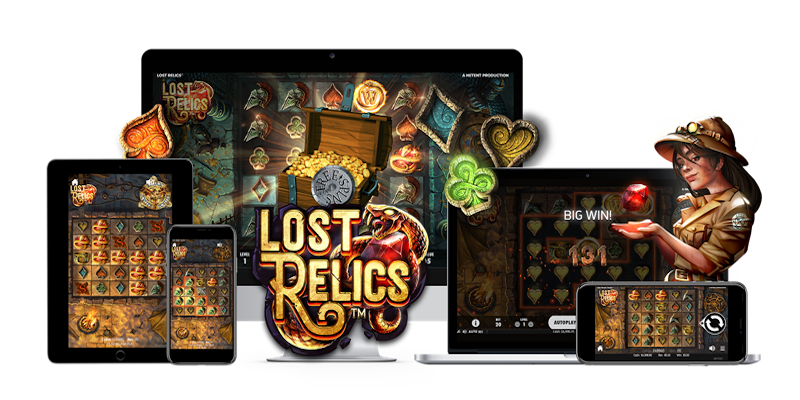 Lost Relics slot game Compatible for all devices
