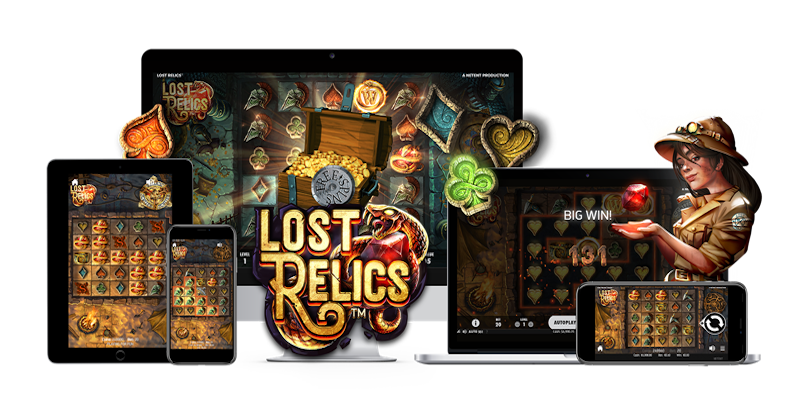 Lost Relics slot game Compatible for all devices