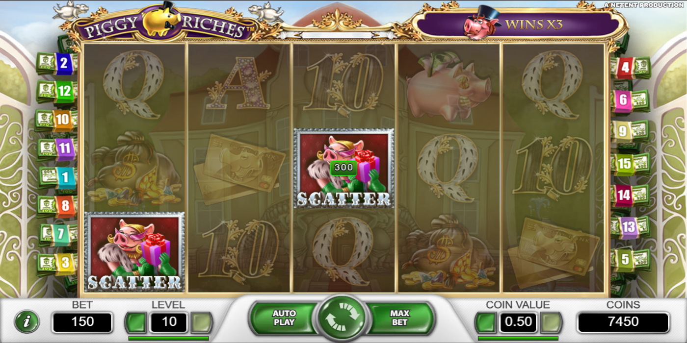 Piggy Riches slot game Scatter Symbols is your way to Free Spins