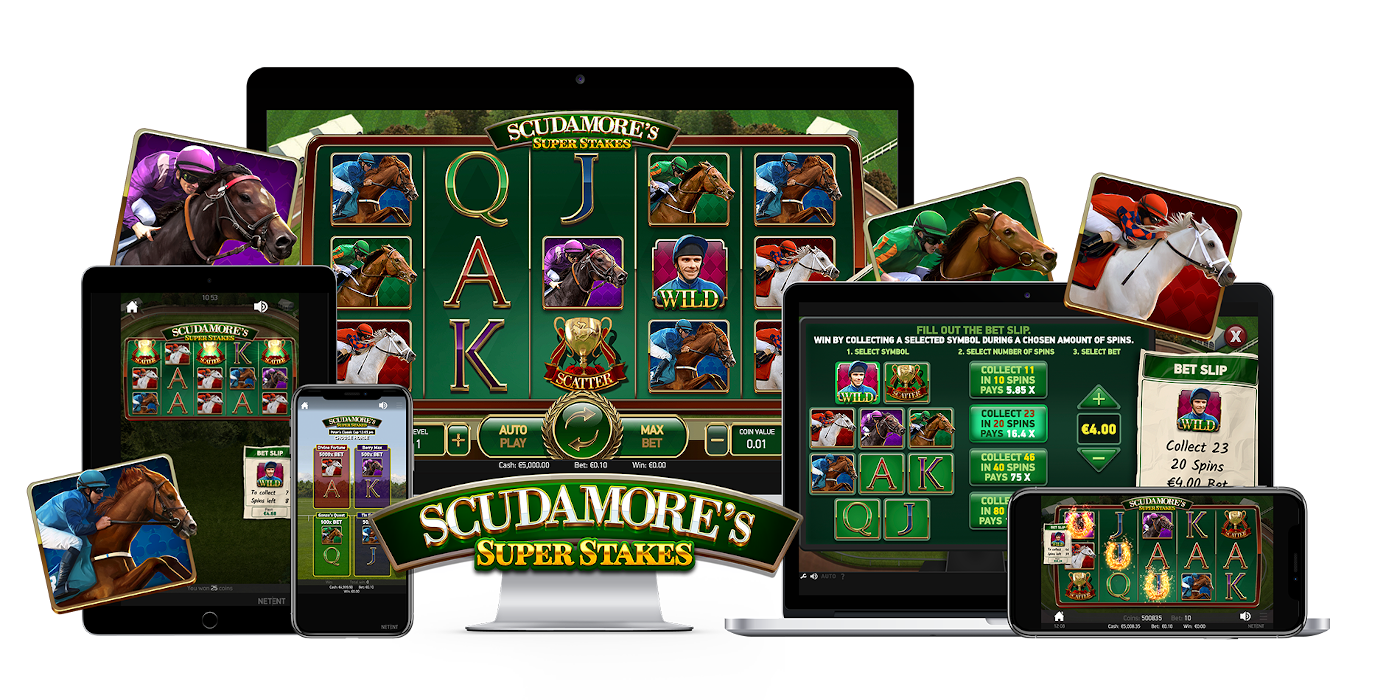 Scudamore's Super Stakes slot game Compatible for all types devices