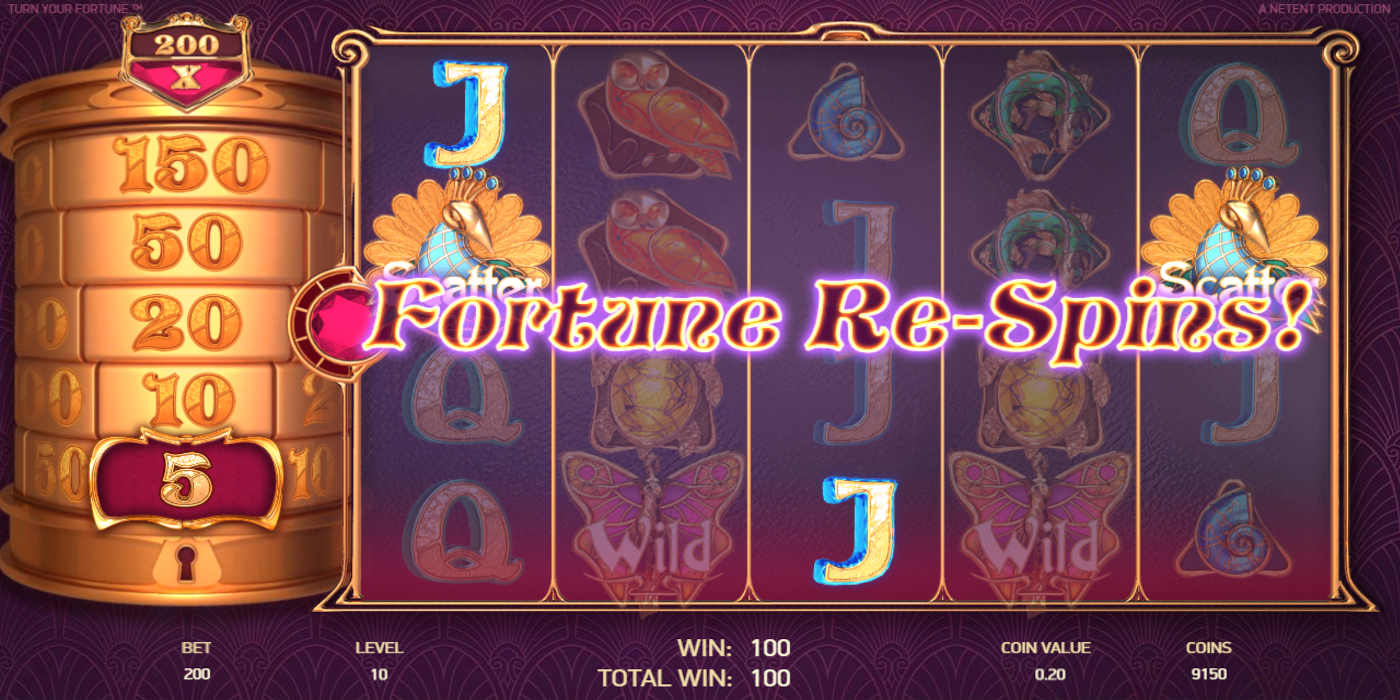 Turn Your Fortune slot game Fortune Re-Spins