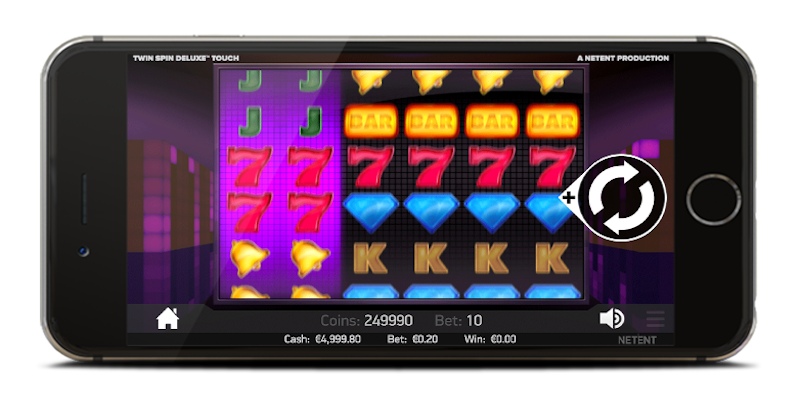 Twin Spin Deluxe slot game Play it on your mobile phone