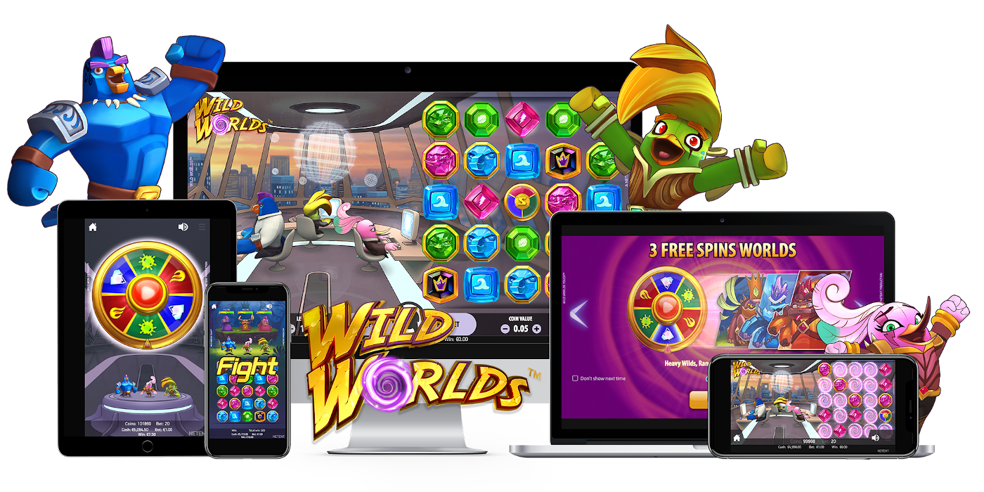 Wild Worlds slot game HTML5 lets play it anywhere
