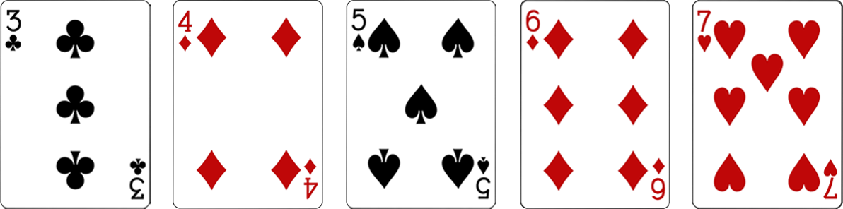 Holdem hands Straight
