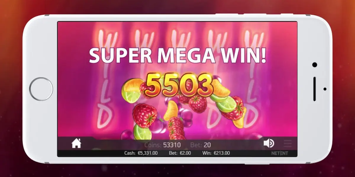 BerryBurst slot game Compatible on your mobile device