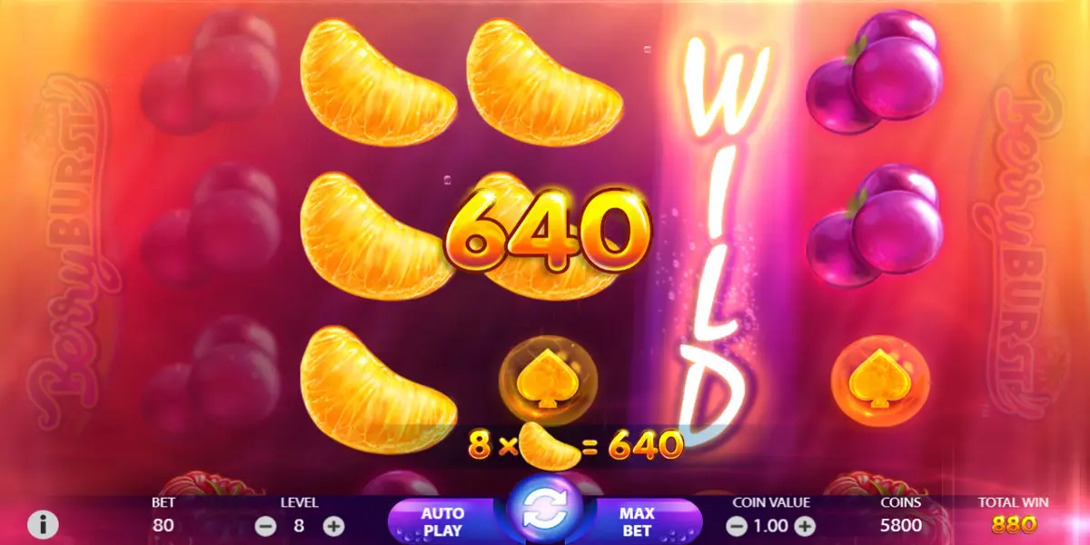 BerryBurst slot game Expanding Wild feature