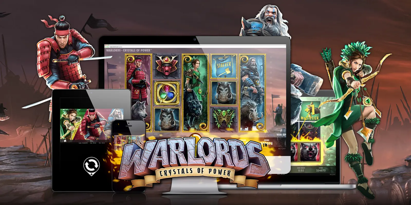 Warlords slot game Compatible for all type devices