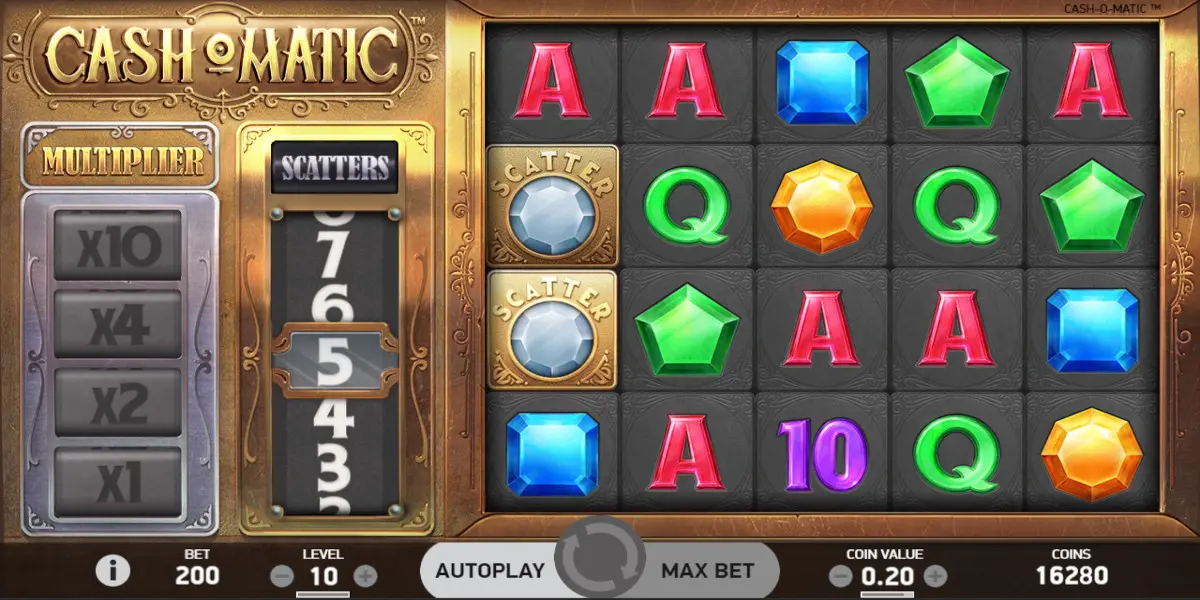Cash-o-matic slot game Scatter symbols