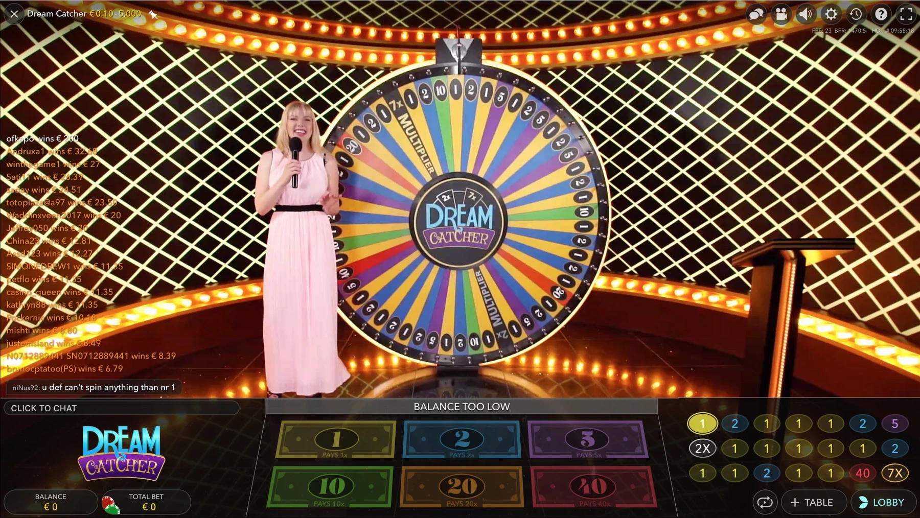 live money wheel game - dream catcher casino rules and strategy