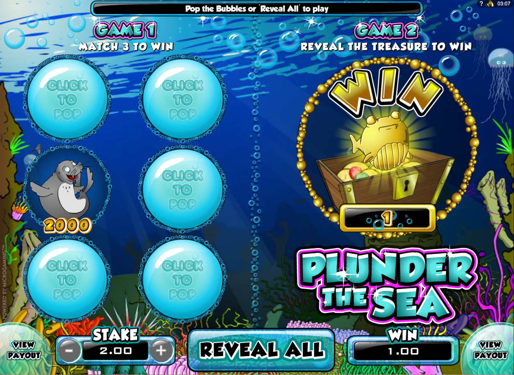 Buy scratchers online and play scratch card games online with virtual scratch cards Plunder the Sea
