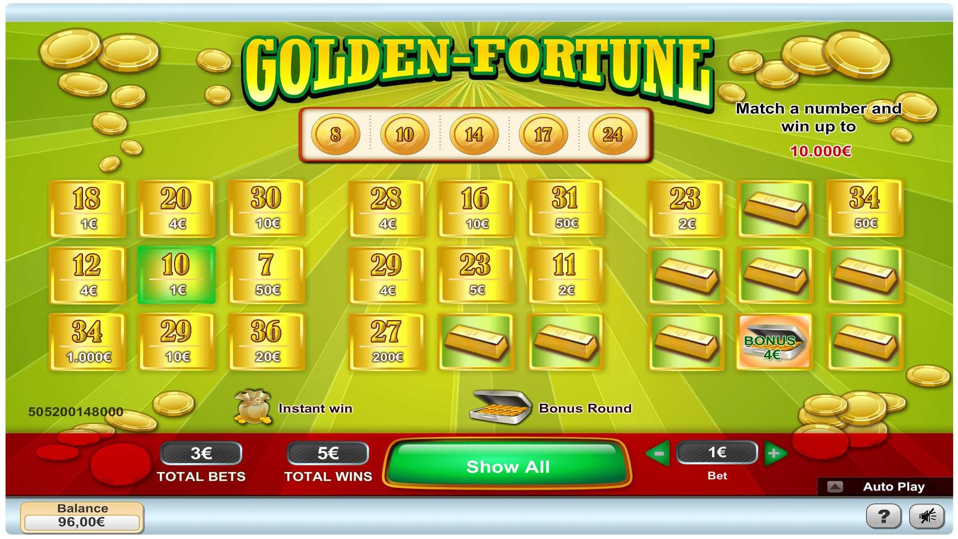 How to play scratch cards online by scratch card game rules Golden Fortune for real money