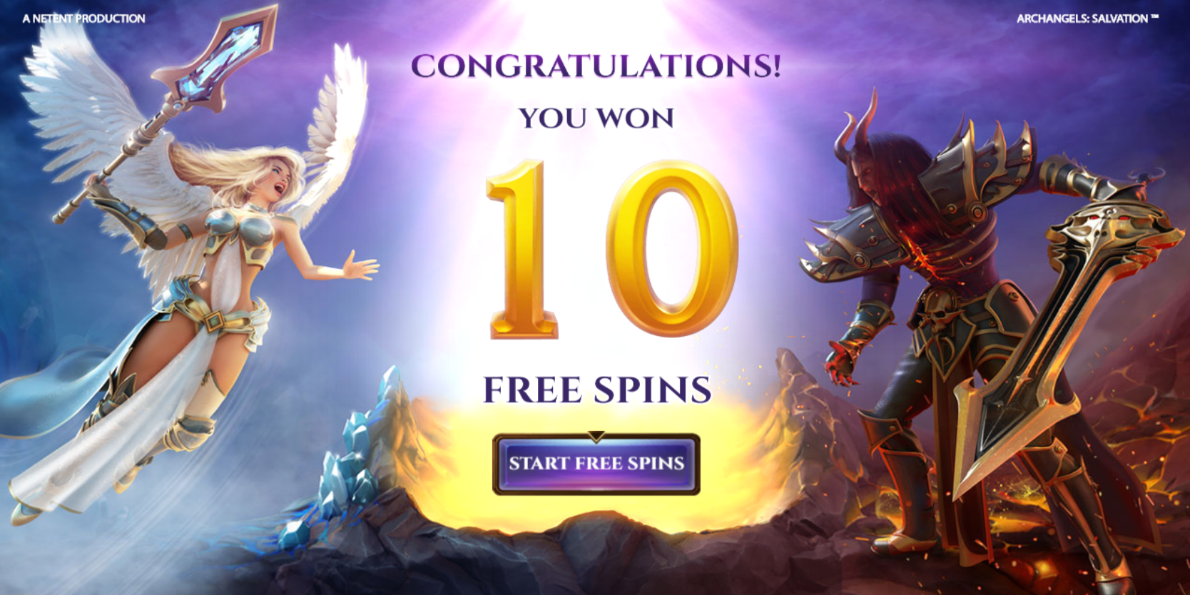 Archangels Salvation slot game Free Spins