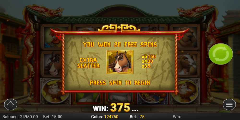 Chinese New Year slot game Free Spin