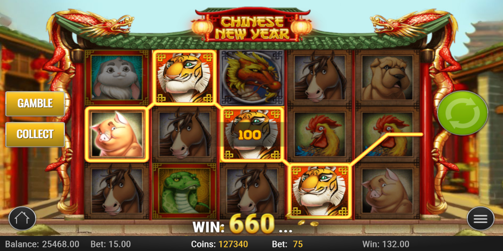 Chinese New Year slot game Gameplay