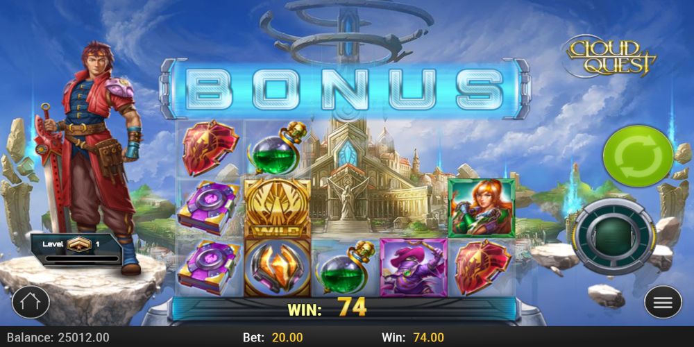 Cloud Quest slot game Gameplay