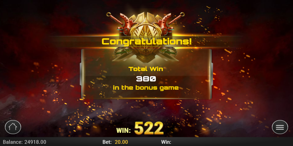 Cloud Quest slot game Win