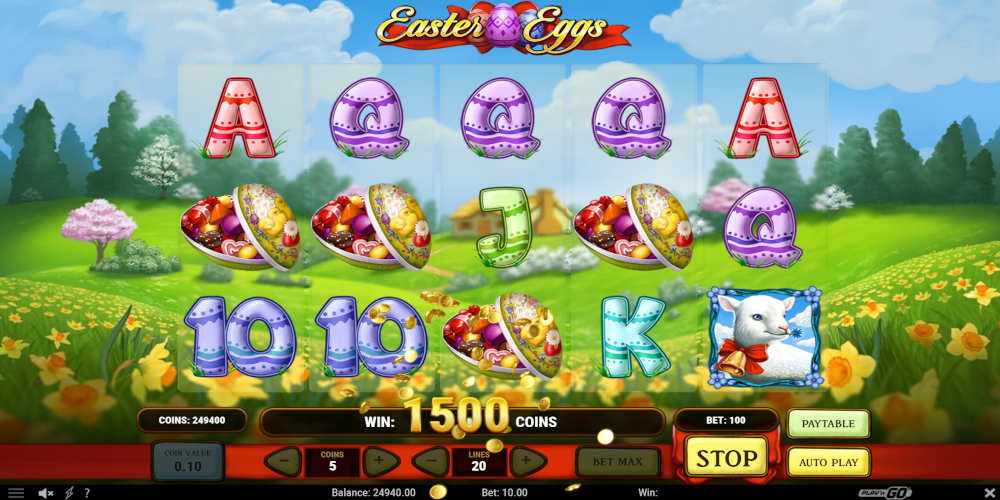 Easter Eggs slot game Scatter