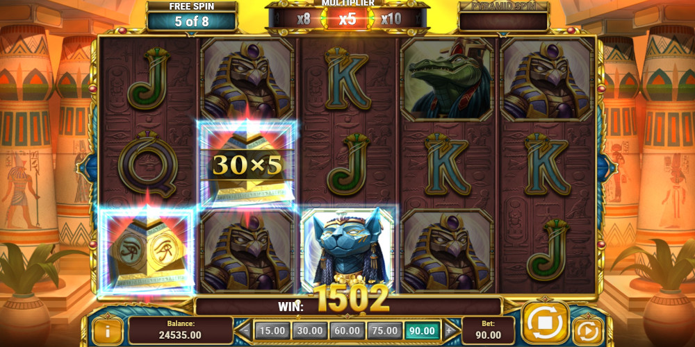 Legacy of Egypt slot game Free Spins with Multipliers