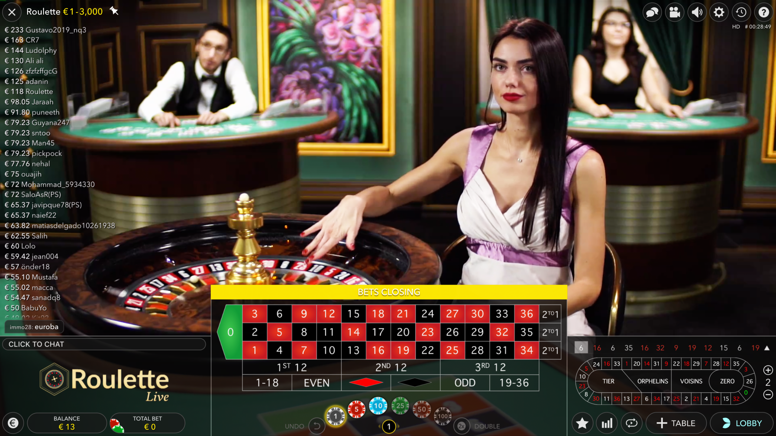 Online casino live games best live dealer roulette online table streaming