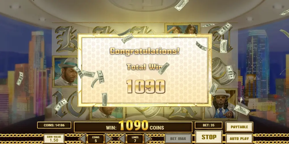 Pimped slot game Big payout from the Free Spins round