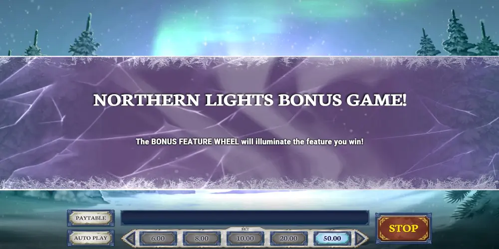 Wild North slot game Bonus Game