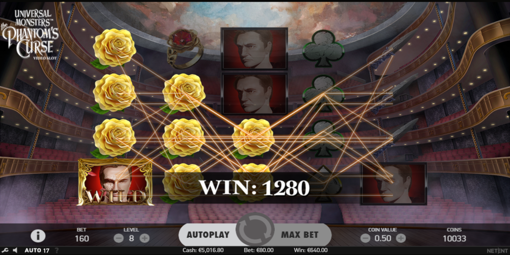 Universal Monsters the Phantom’s Curse slot game Wild