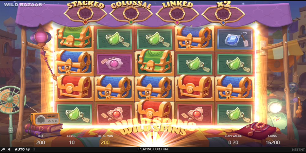 Wild Bazaar slot game Wild Spins