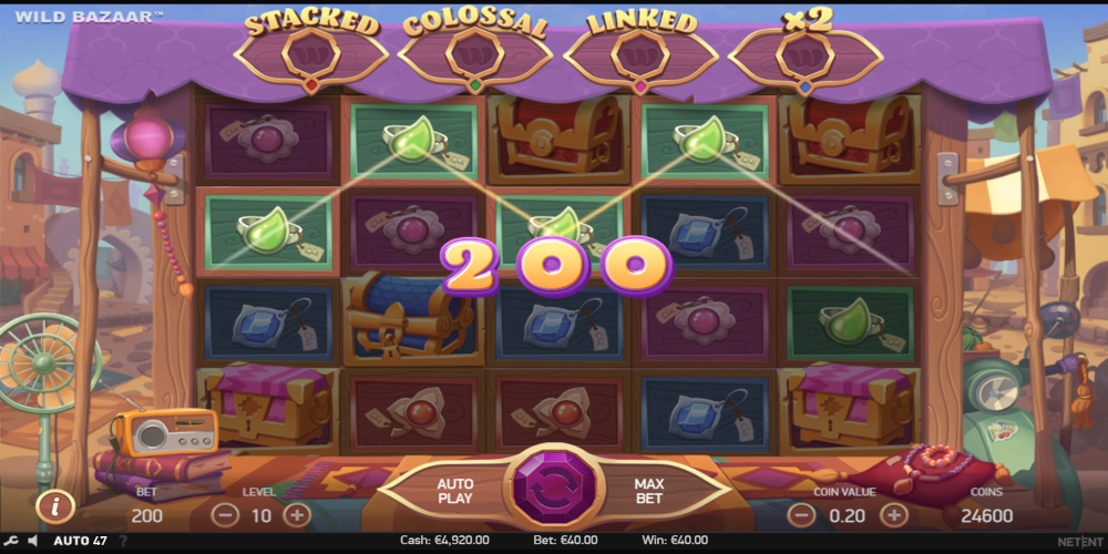 Wild Bazaar slot game Win